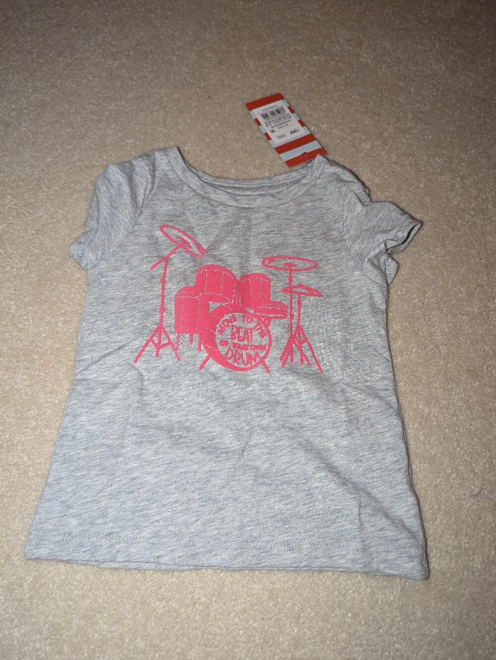 Nwt Cat & Jack Drum T-shirt Sz 18m
